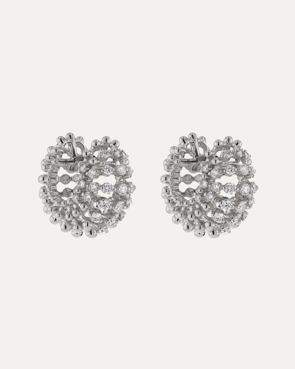 Diamond Medusa Hoops by Sarah & Sebastian