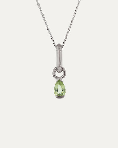 Petite Peridot Carabiner Charm